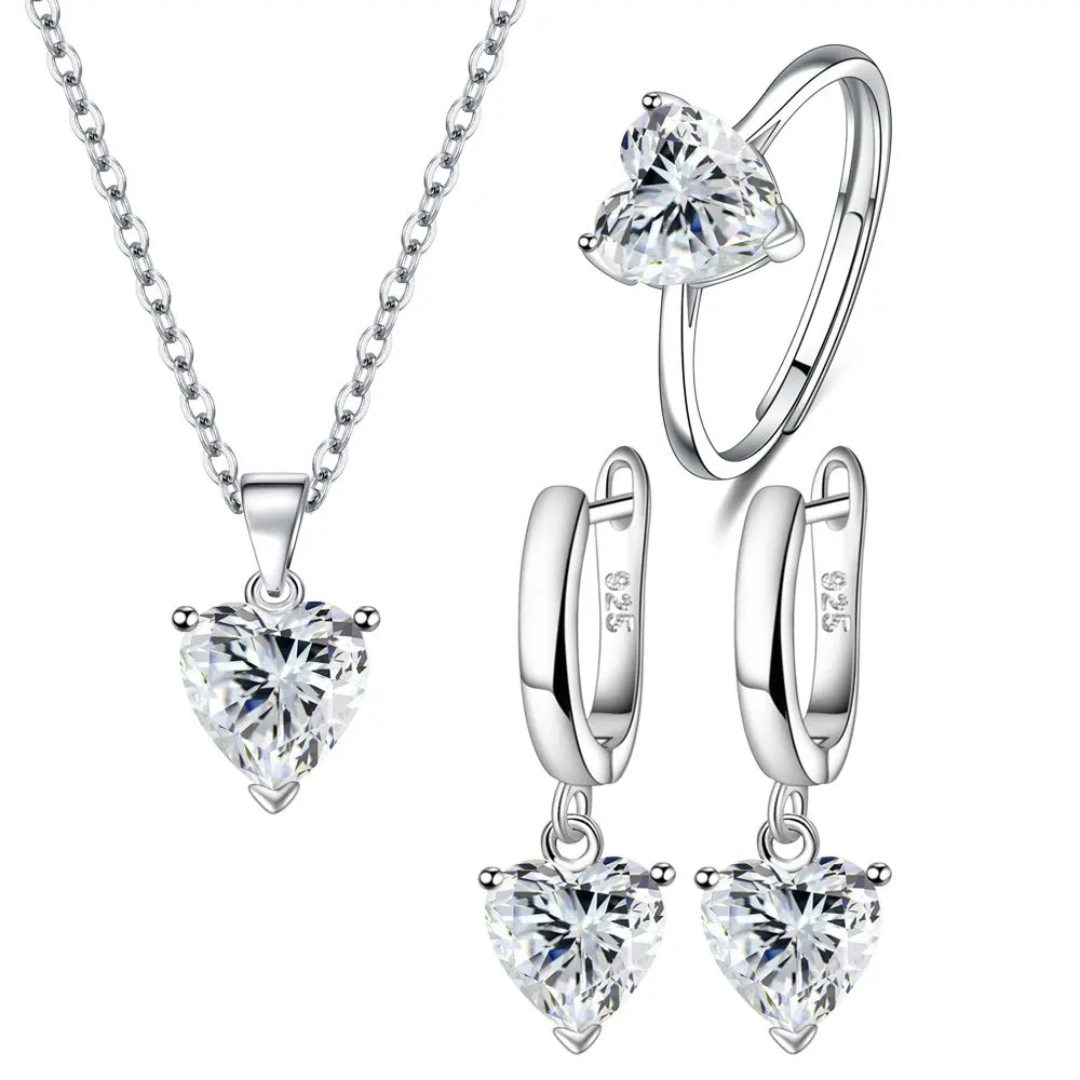 Conjunto Rosé Elegance s925
