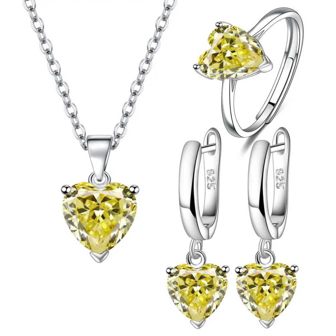 Conjunto Rosé Elegance s925