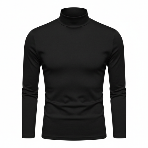 Alejandro - Camiseta de manga larga, cuello alto