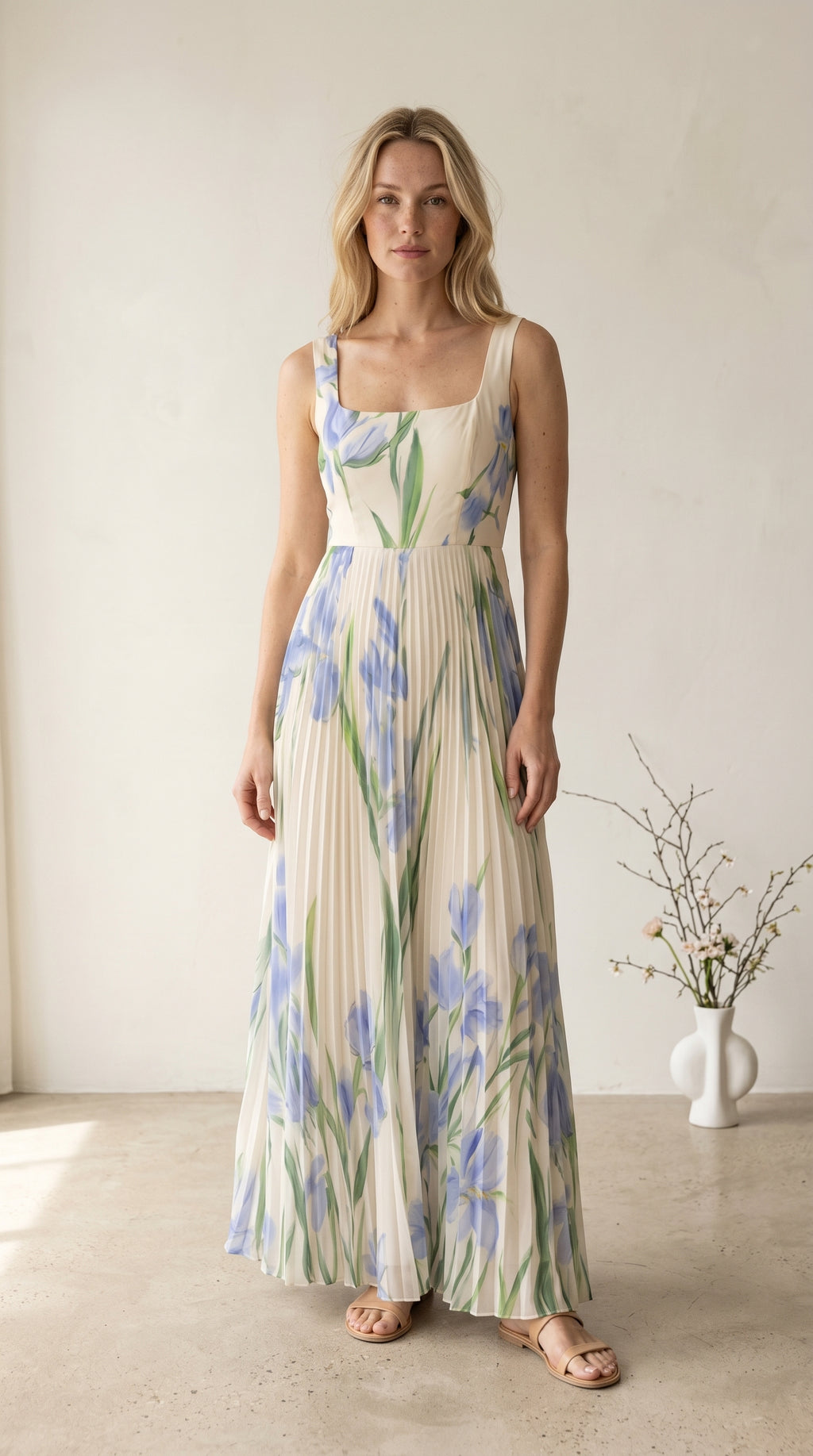 Oriah | Abito Maxi A-Line Floreale