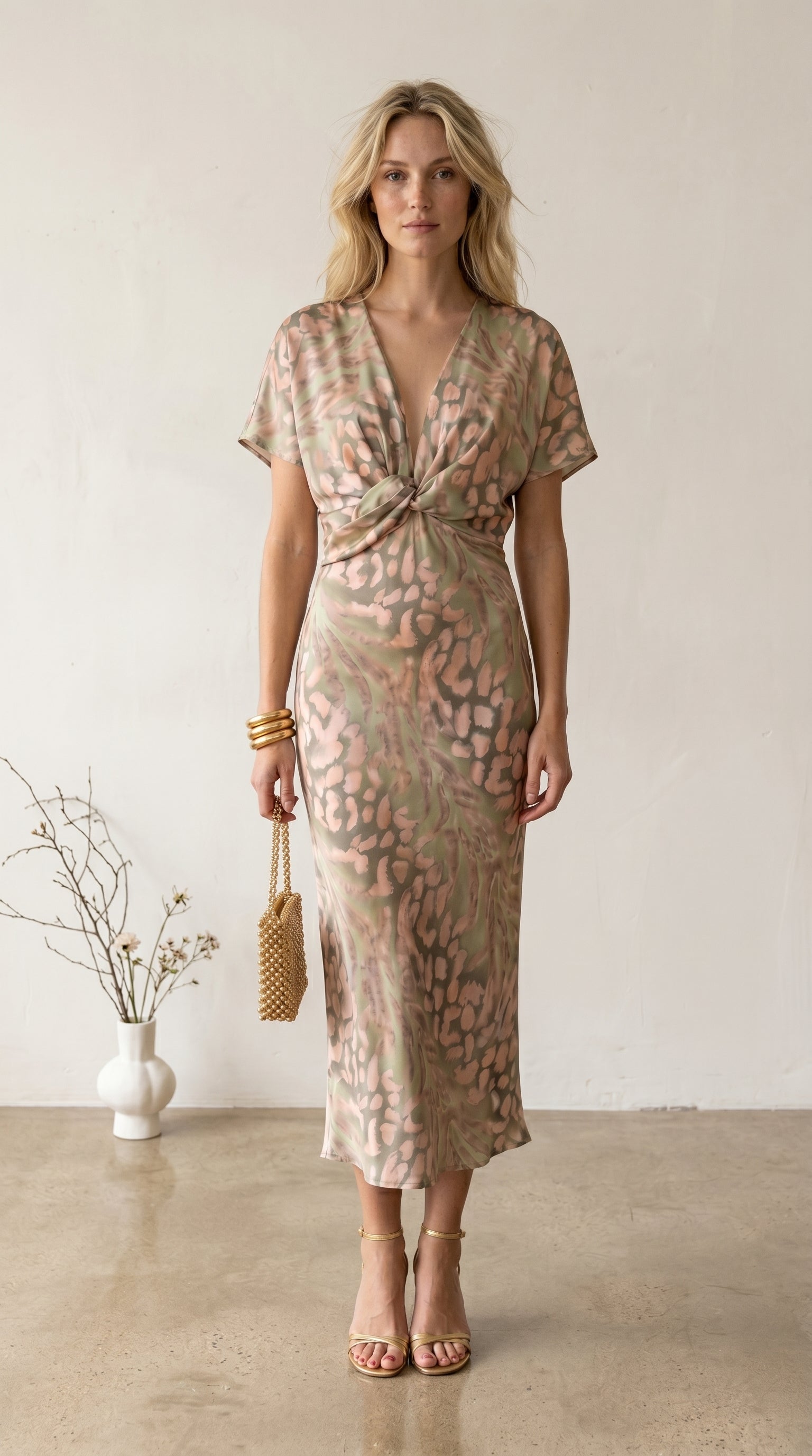 Antonella | Elegante vestido de tejido ligero y fluido