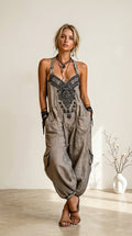 Erminilde | Mono bohemio bordado