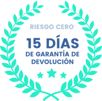 Garantía de devolución de dinero de 15 días
