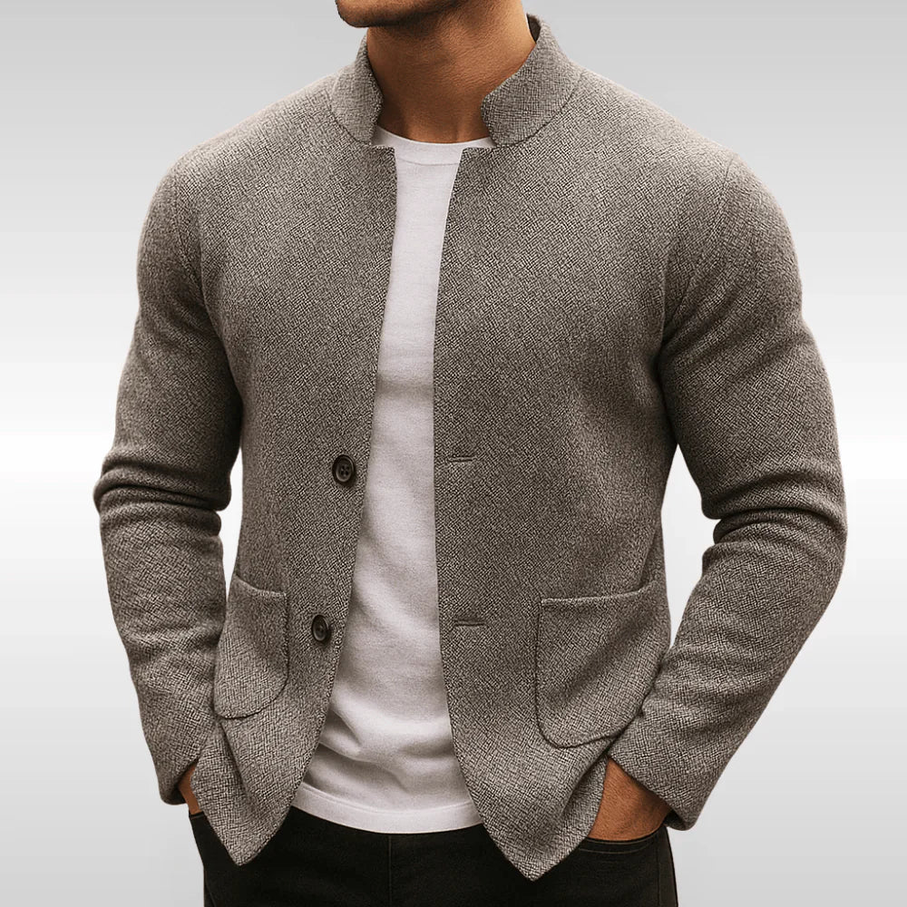 LAURENT MONACO | CHALECO DE PUNTO TEXTURIZADO PARA HOMBRE