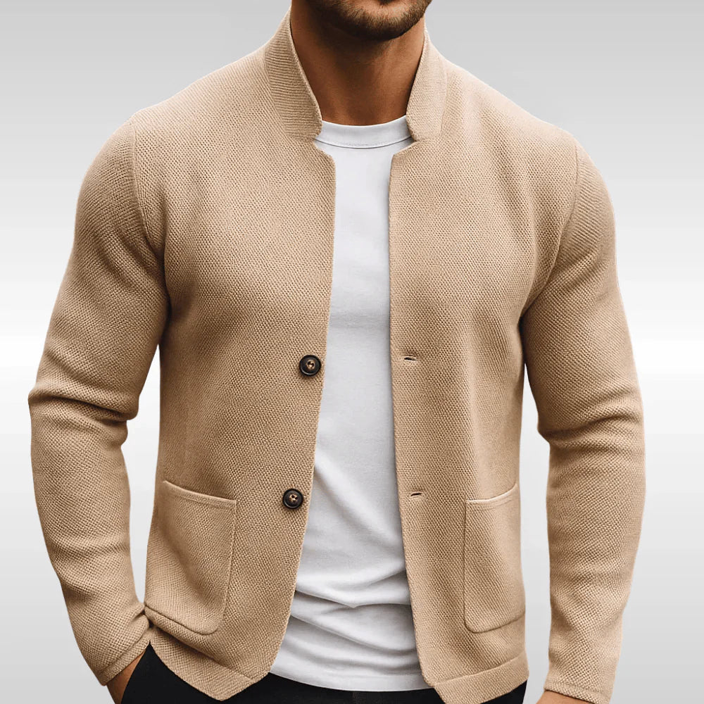 LAURENT MONACO | CHALECO DE PUNTO TEXTURIZADO PARA HOMBRE
